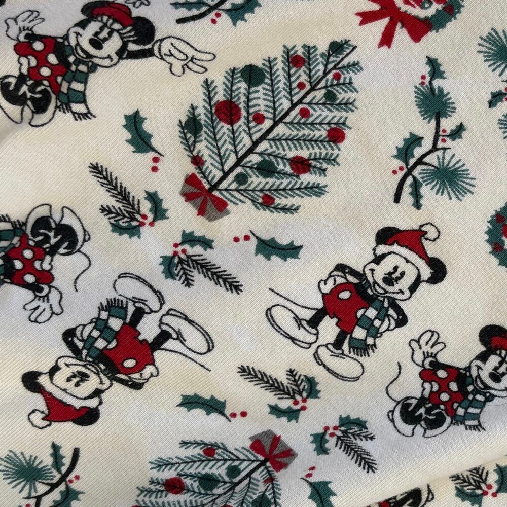 Disney x Hanna Andersson Girls Christmas Dress Mickey Minnie Holiday 110 US 5 - Picture 2 of 8